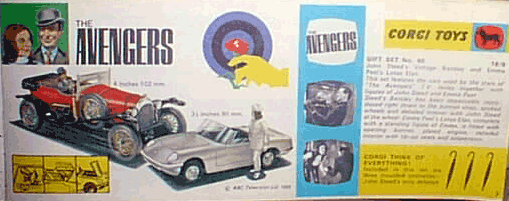 Corgi Catalogue featuring The Avengers Gift Set
