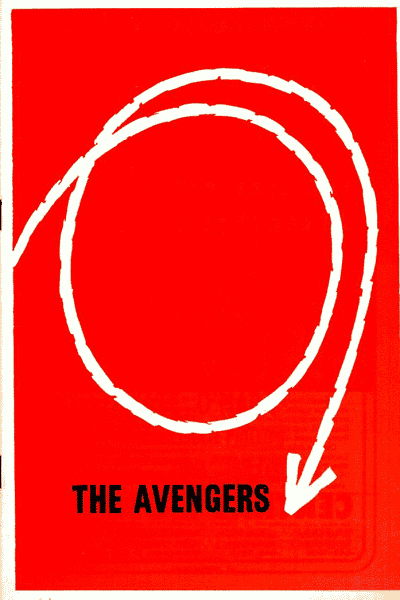 'The Avengers' stage play programme - cover